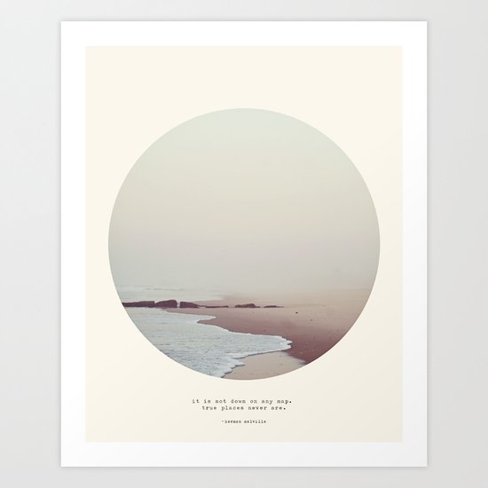 Maps Art Print