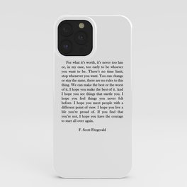 F.scott - for what iPhone Case