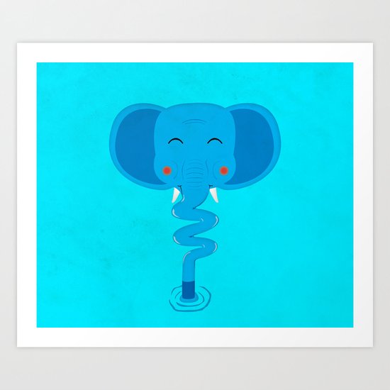 Elefun Art Print