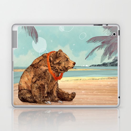 Beach Bear Laptop & iPad Skin