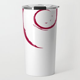 Debian Official Spiral Swirl Logo T-Shirt Travel Mug