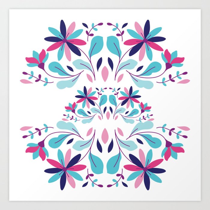 Art otomi floral Art Print