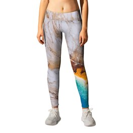 Grand Prismatic Spring, Yellowstone National Park, USA Travel Artwork Leggings | Colourful, Montana, Geology, Geothermal, Travel, Geography, Nationalpark, American, Wyoming, Usa 