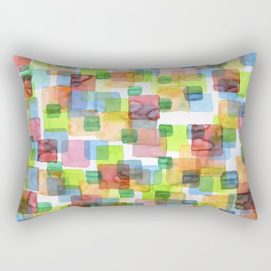 Square Dance Rectangular Pillow