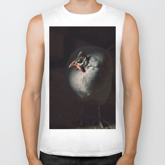 Guinea Fowl Biker Tank