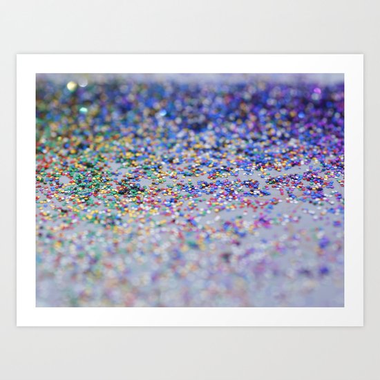 Glitter Art Print