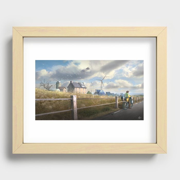The Farm at the end of the World Recessed Framed Print