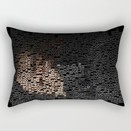You Are Who You Beat. Rectangular Pillow