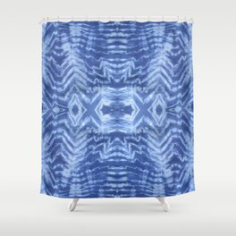 Shibori - Arashi Shower Curtain