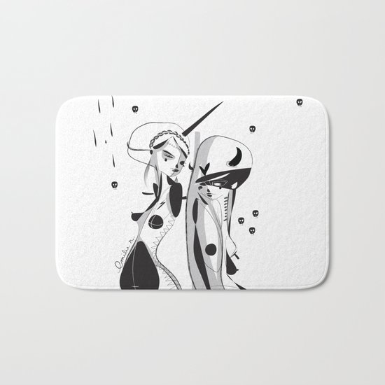 Sleepless nights - Emilie Record Bath Mat
