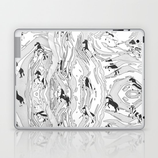 Zebra Cowboys Laptop & iPad Skin