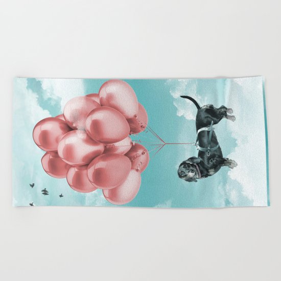 Dachshund Drift Beach Towel