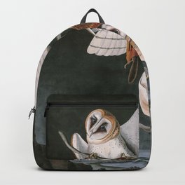 Barn Owls, the Birds of America by John James Audubon Backpack