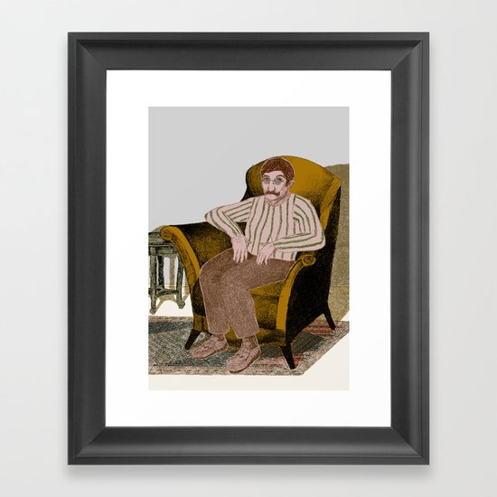 HARMCHAIR Framed Art Print
