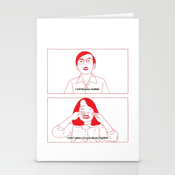 i will be your mother. Stationery Cards