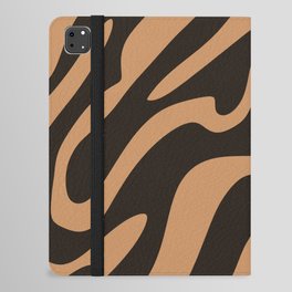 21 Abstract Liquid Swirly Shapes 220725 Valourine Digital Design iPad Folio Case