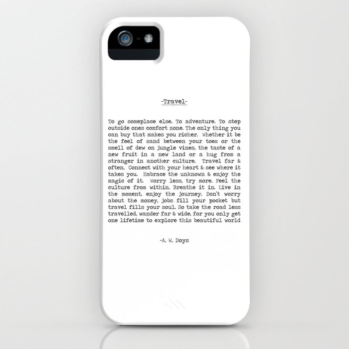 travel far and often iphone case