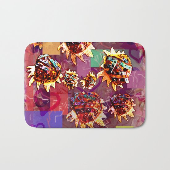 Milagros Heart Falling Bath Mat