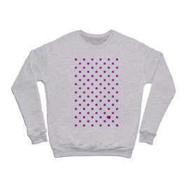 Polka Drops - with a little heart - purple Crewneck Sweatshirt