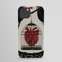 Heart in a cage iPhone Case