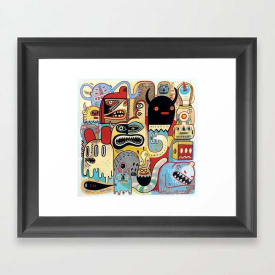 Métroplein Framed Art Print
