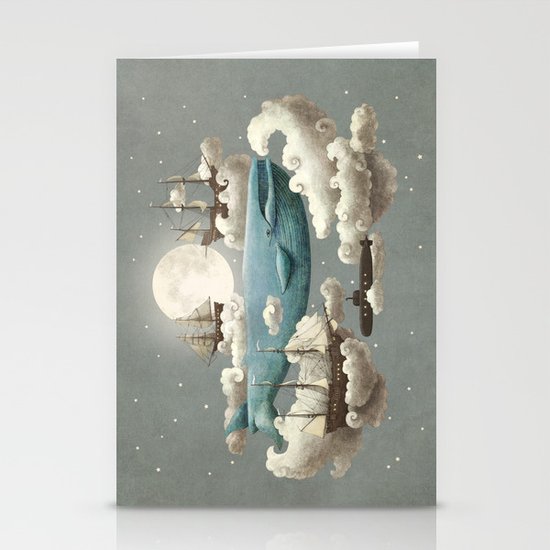 Ocean Meets Sky Stationery Cards