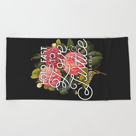 Love and Justice Beach Towel