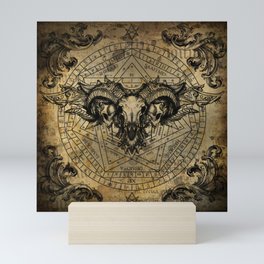 Occult Skulls Mini Art Print