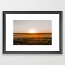Iowa Sunset Framed Art Print