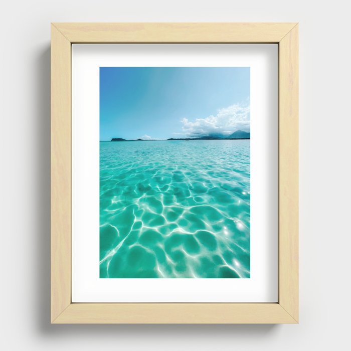 Sandbar Recessed Framed Print