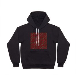 Christmas branches and stars - red Hoody