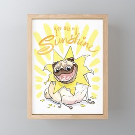 You Are My Sunshine Framed Mini Art Print