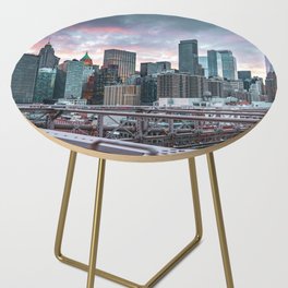 New York City Sunset and Skyline | Travel Photography Side Table