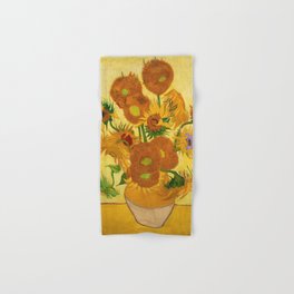 Sunflowers by Van Gogh Hand & Bath Towel