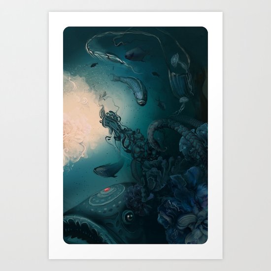Underwater Art Print
