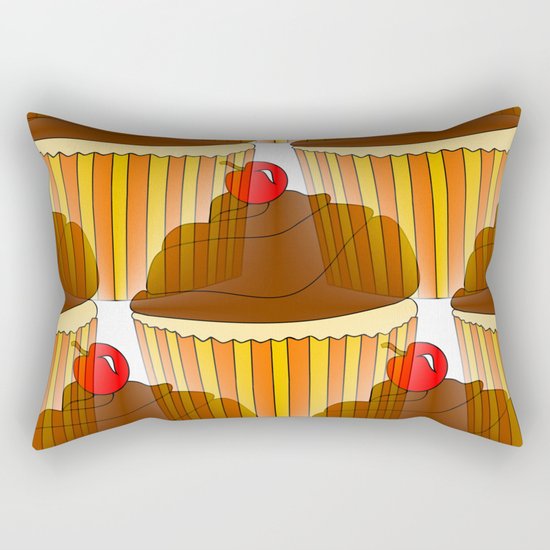 Cupcake Display Rectangular Pillow