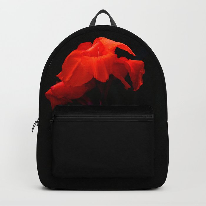 Orange Indian Reed Lily Flower Backpack by Anna Lemos | Society6