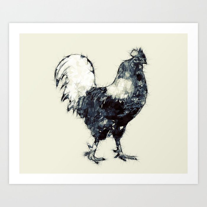 Rooster Art Print