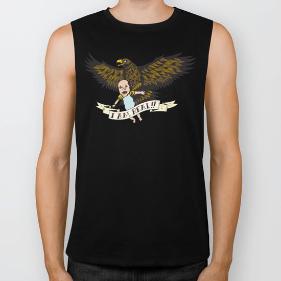 Golden Eagle: "I AM REAL!" Biker Tank