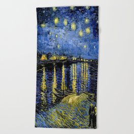 Vincent Van Gogh Starry Night Beach Towel
