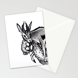 Gazelle, King of jungle Stationery Cards