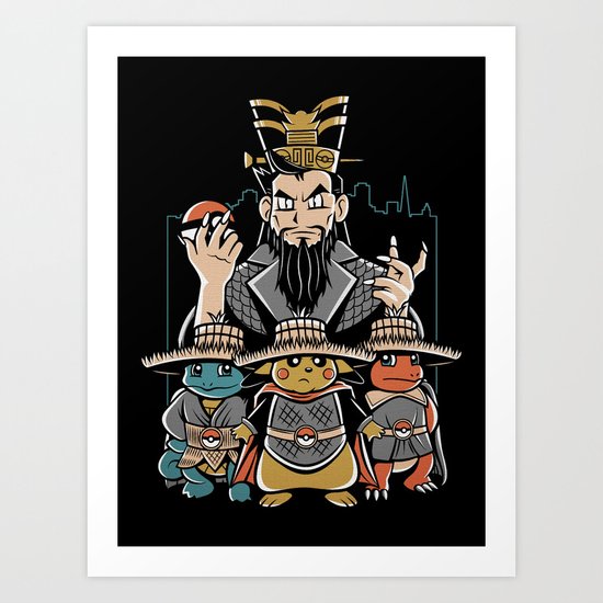Big Trouble in Little Kanto Art Print