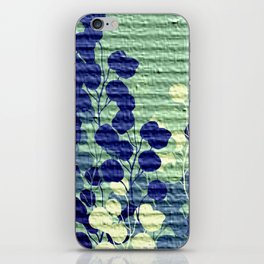 Purple and Lime Botanical iPhone Skin