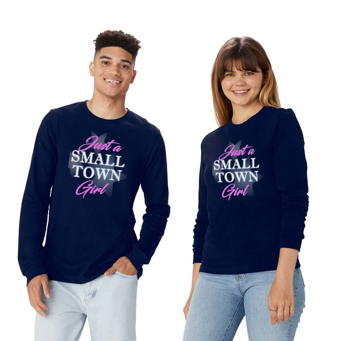 Just A Small Town Girl Mantra Shirt Women's Fashion