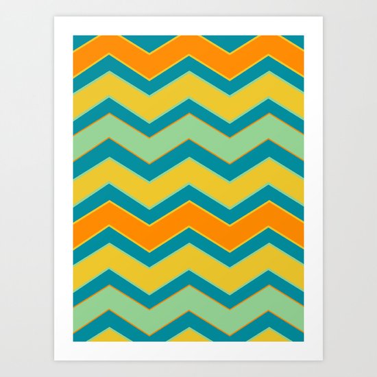 Chevron Art Print