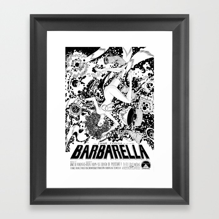 Barbarella Framed Art Print