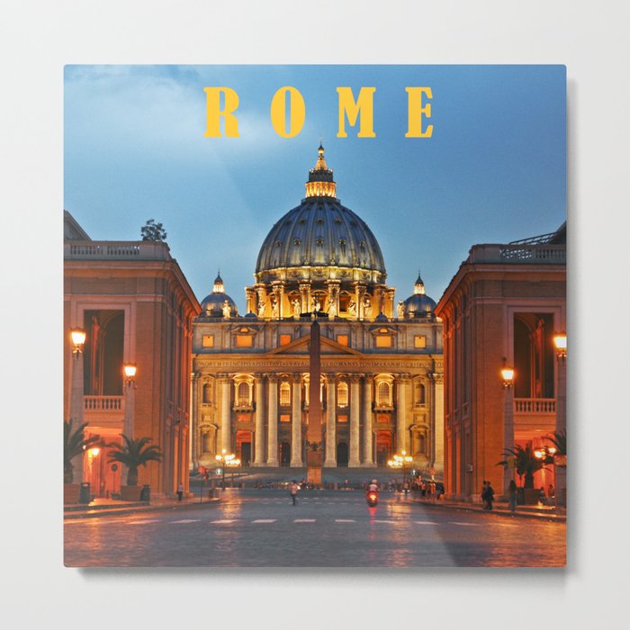 SAINT PETER'S CATHEDRAL in ROME Metal Print