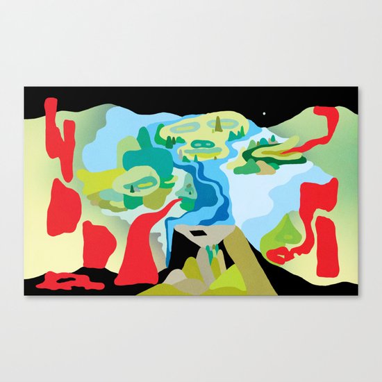 "Warpaint" by Steven Fiche Canvas Print