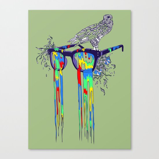 Technicolor Vision Canvas Print