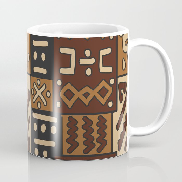 African Bogolan Mud Cloth 2 Coffee Mug